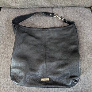 Black COACH Leather Shoulder Bag